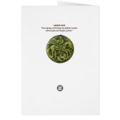 SAINT GEORGE UND DRACHEN-MEDAILLON (Hinten)
