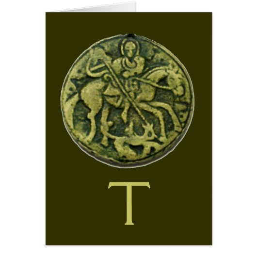 SAINT GEORGE UND DRACHEN-MEDAILLON (Vorne)