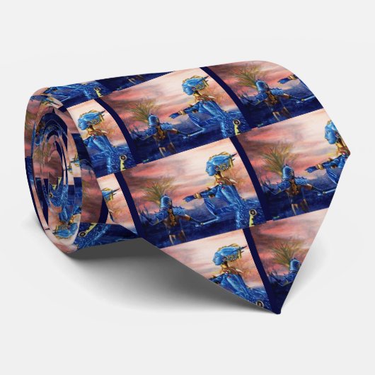 SAINT GEORGE UND DRAGON KRAWATTE (Gerollt)