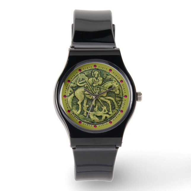 SAINT GEORGE UND DRAGON MEDALLION ARMBANDUHR (Vorderseite)