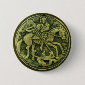 SAINT GEORGE UND DRAGON MEDALLION BUTTON (Vorderseite)