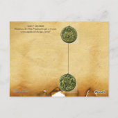 SAINT GEORGE UND DRAGON MEDALLION POSTKARTE (Rückseite)