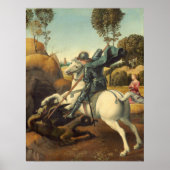 Saint George und Dragon - Raphael Fine Art Poster (Vorne)