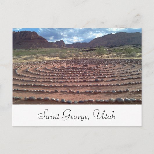 Saint George, Utah Postkarte (Vorderseite)