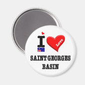 SAINT GEORGES BASIN - I Liebe Magnet (Vorderseite/Rückseite)