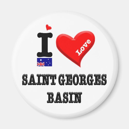 SAINT GEORGES BASIN - I Liebe Magnet (Vorne)