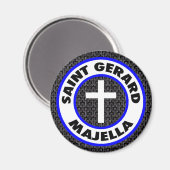 Saint Gerard Majella Magnet (Vorderseite/Rückseite)