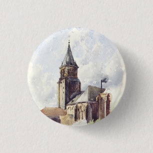 Saint Germain des Prés Paris Button