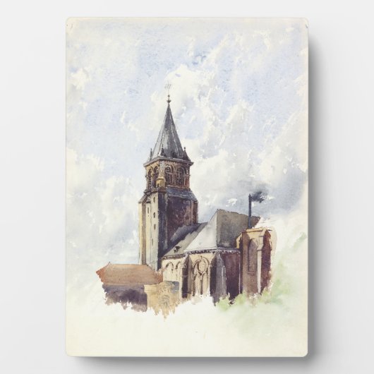 Saint Germain des Prés Paris Fotoplatte (Vorderseite)