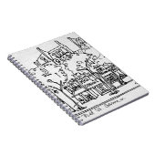 Saint-Germain-des-Pres| Paris, Frankreich Notizblock (Rechte Seite)