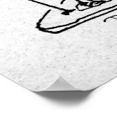 Saint-Germain-des-Pres | Paris, Frankreich Poster (Ecke)