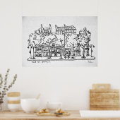 Saint-Germain-des-Pres | Paris, Frankreich Poster (Küche)