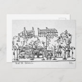 Saint-Germain-des-Pres | Paris, Frankreich Postkarte (Vorne/Hinten)