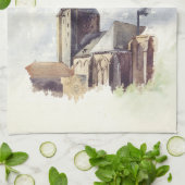 Saint Germain des Prés Paris Geschirrtuch (Gefaltet)