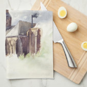 Saint Germain des Prés Paris Geschirrtuch (Viertel Falte)