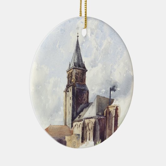 Saint Germain des Prés Paris Keramik Ornament (Rechts)