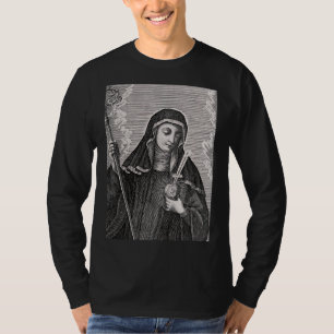 Saint Gertrude, der Mystiker der großen deutschen T-Shirt