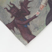 Saint Gertrude Helfta von Simon Bening Fleecedecke (Ecke)