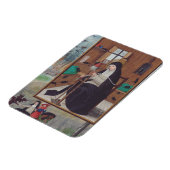 Saint Gertrude Helfta von Simon Bening Magnet (Linke Seite)