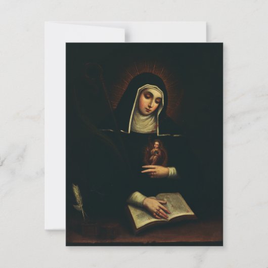 Saint Gertrude the Great German Benedicine (Vorderseite)