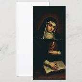 Saint Gertrude the Great German Benedicine (Vorne/Hinten)