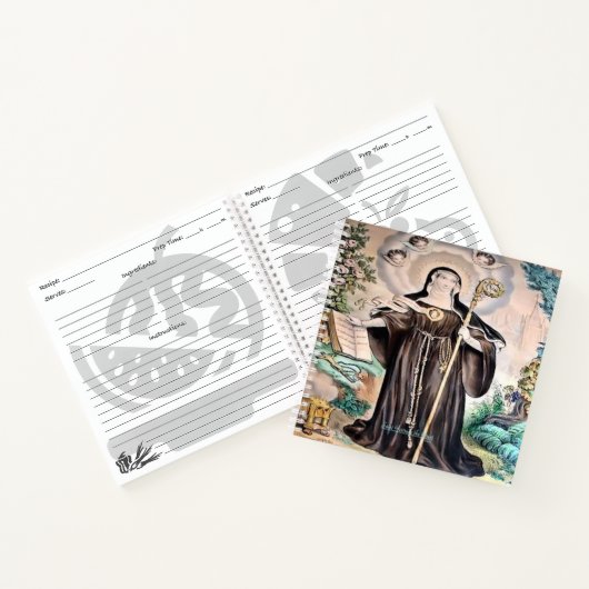 Saint Gertrude the Great Notizblock (Innenseite)