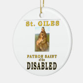 SAINT GILES KERAMIK ORNAMENT (Links)