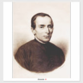 Saint Giuseppe Cafasso Franciscan Priest Aufkleber (Blatt)