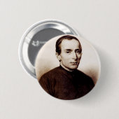 Saint Giuseppe Cafasso Franciscan Priest Button (Vorne & Hinten)