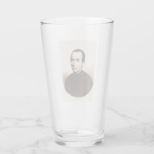 Saint Giuseppe Cafasso Franciscan Priest Glas (Rückseite)