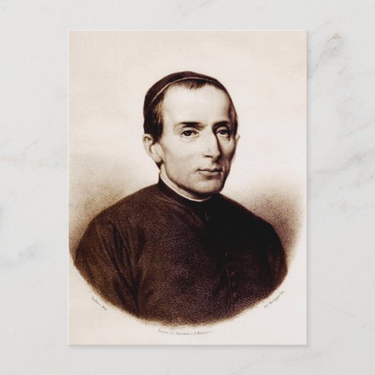 Saint Giuseppe Cafasso Franciscan Priest Postkarte (Vorderseite)