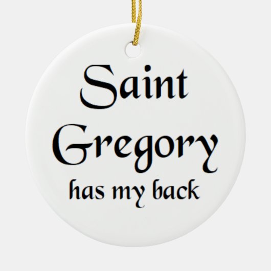 saint gregory coffee mug keramik ornament (Vorne)