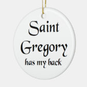 saint gregory coffee mug keramik ornament (Links)