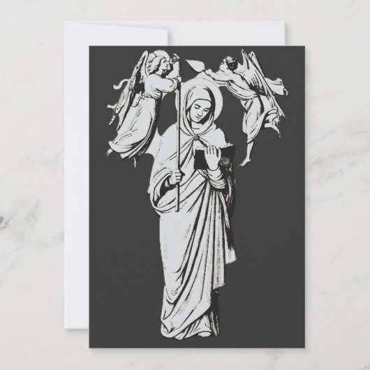 Saint Gudula von Brabant Einladung (Vorderseite)