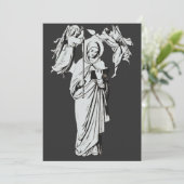 Saint Gudula von Brabant Einladung (Stehend Vorderseite)