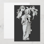 Saint Gudula von Brabant Einladung (Vorne/Hinten)
