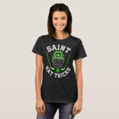Saint Hat Trick St Patrick's Day Hockey Hat Tricks T-Shirt (Vorne ganz)