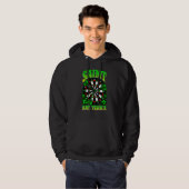 Saint Hat Tricks Dartsspiel Hockey Shamrock St Pat Hoodie (Vorne ganz)