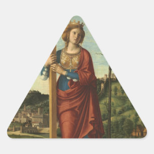Saint Helena - Cima da Conegliano Dreieckiger Aufkleber