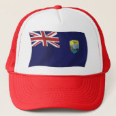 Saint Helena Flag Hat Truckerkappe (Vorderseite)