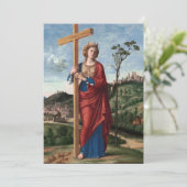 Saint Helena von Cima da Conegliano Einladung (Stehend Vorderseite)