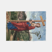 Saint Helena von Cima da Conegliano Fleecedecke (Vorderseite (Horizontal))