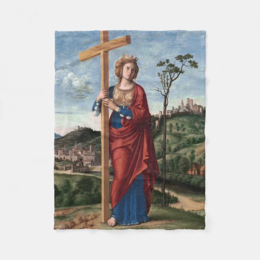 Saint Helena von Cima da Conegliano Fleecedecke (Vorderseite)