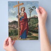 Saint Helena von Cima da Conegliano Flyer (Hand)