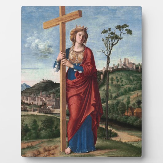 Saint Helena von Cima da Conegliano Fotoplatte (Vorderseite)