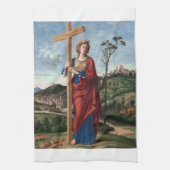 Saint Helena von Cima da Conegliano Geschirrtuch (Vertikal)