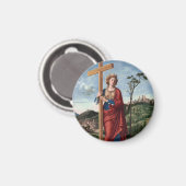 Saint Helena von Cima da Conegliano Magnet (Vorderseite/Rückseite)