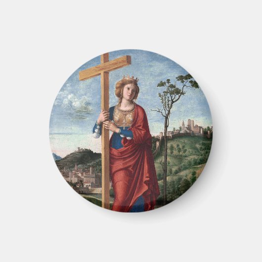Saint Helena von Cima da Conegliano Magnet (Vorne)