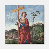 Saint Helena von Cima da Conegliano Magnet (Vorne)