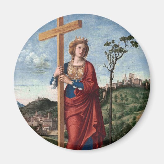 Saint Helena von Cima da Conegliano Magnet (Vorne)